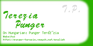 terezia punger business card